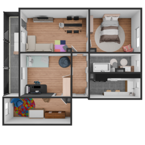 4 Raum Wohnung (79,15m²)