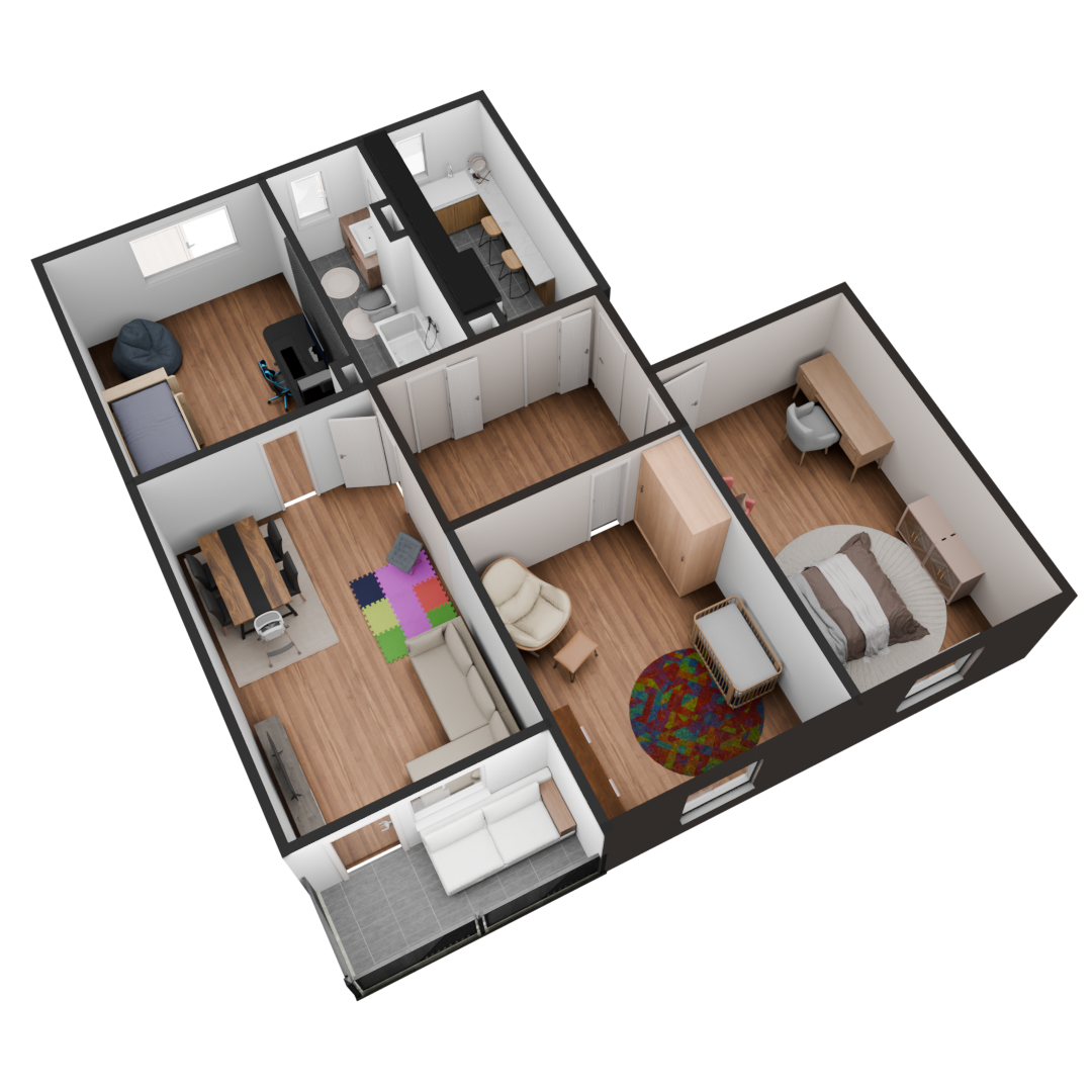 4 Raum Wohnung (86,63m²) - Image 3