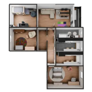 5 Raum Wohnung